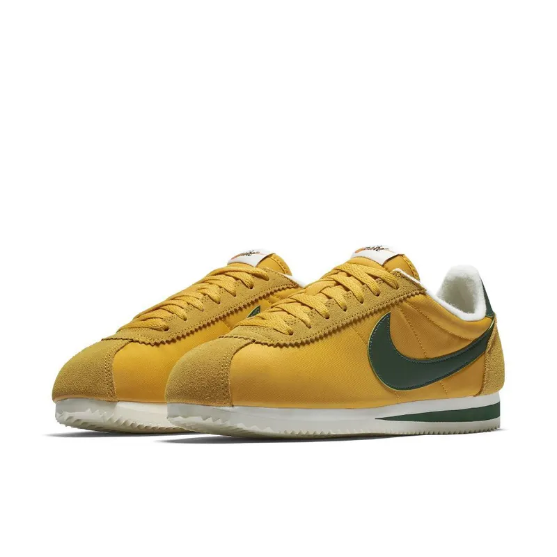Nike Classic Cortez Nylon Oregon Yellow Ochre/Gorge Green-Sail (876873-700)