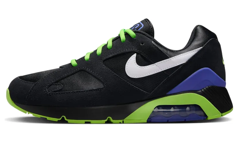 Nike Air 180 QS (black / white / action green / persian violet) – FZ3058-001