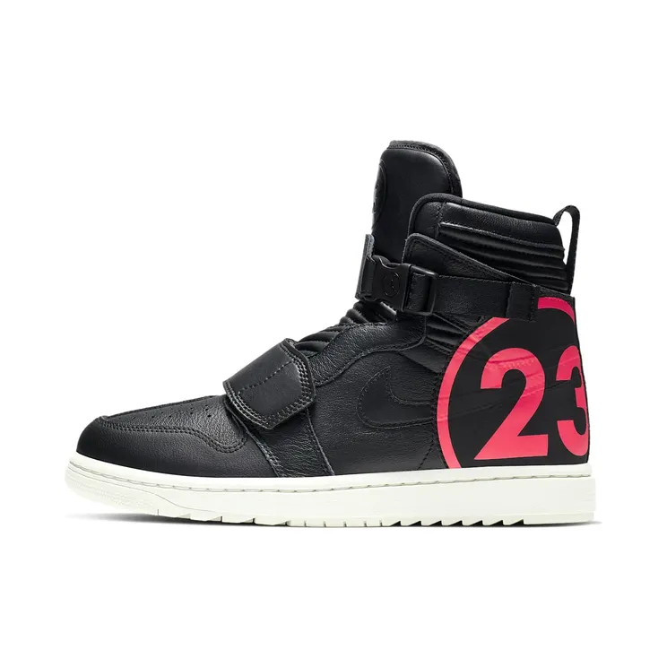 Jordan 1 Moto “Black / Light Bone / Infrared 23” (AT3146-006)