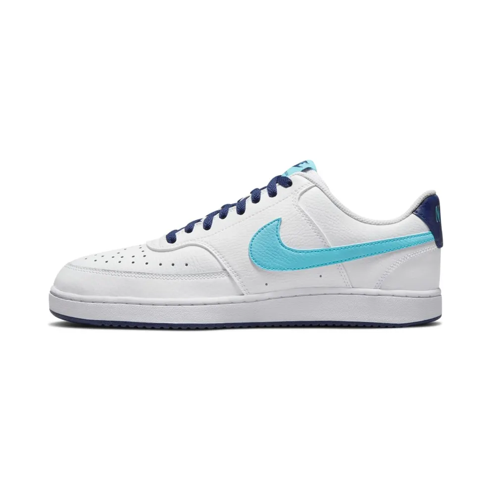 Nike Court Vision Low White Blue Void Turquoise (DM1187-100)