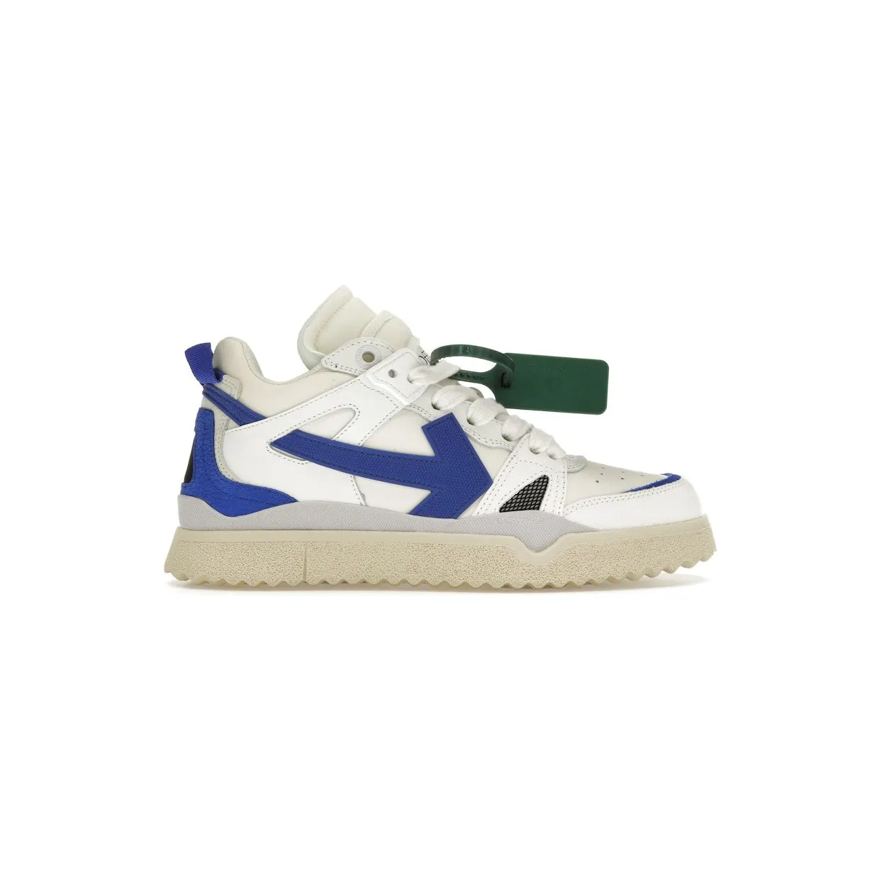 OFF-WHITE Sponge Mid Top White Blue (OMIA234F23LEA0010169)