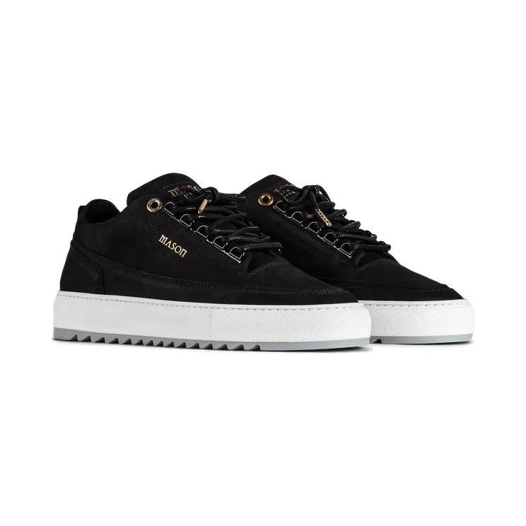 Mason Garments Firenze Nubuck Black / Grey (SS21-4D)