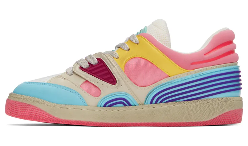 Gucci Multicolor Basket Sneakers (700291 2SHW0) (3)