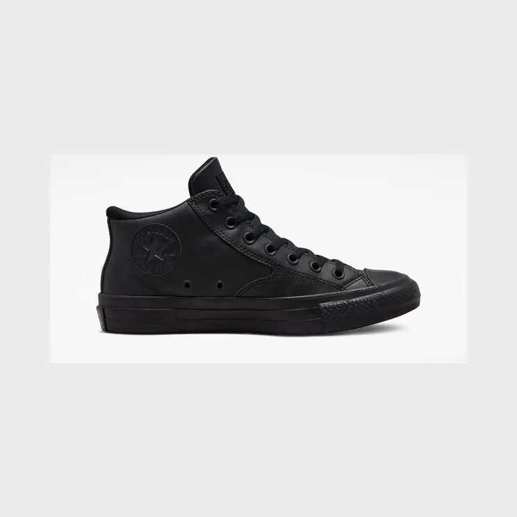 Converse Chuck Taylor All Star Malden Street Faux Leather Black/black/dk Smoke Grey