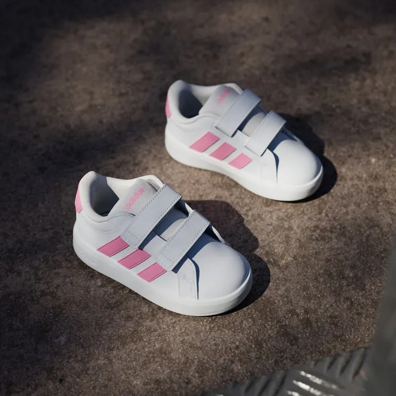 Adidas Grand Court 3.0 Peuters Cloud White / Bliss Pink / Bliss Pink (JP9376)