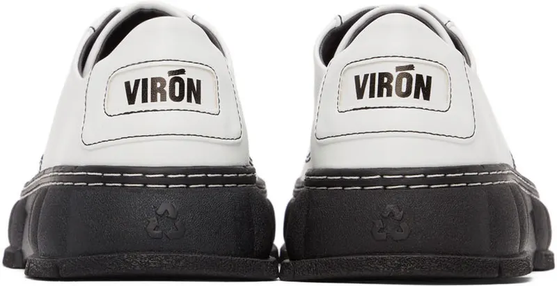 Virón SSENSE Exclusive White & Black Apple Leather 1968 Contrast (1968-04-A-190)