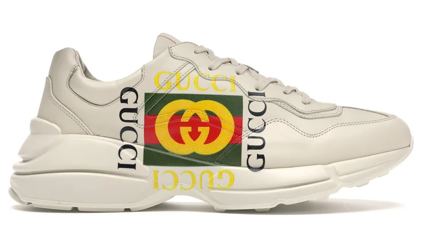 Gucci Rhyton Logo Ivory