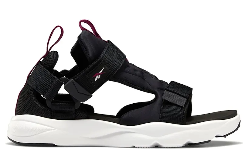 Reebok Furylite Sandal Black White Blaze Berry Black/White-Blaze Berry (Other Brands Reebok)