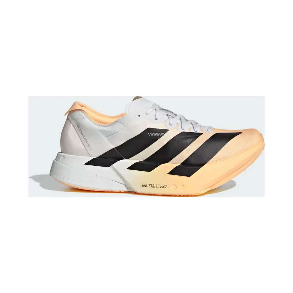 adidas Adizero Adios Pro 4 Running “Acid Orange / Core Black / Crystal White” (KI4781)