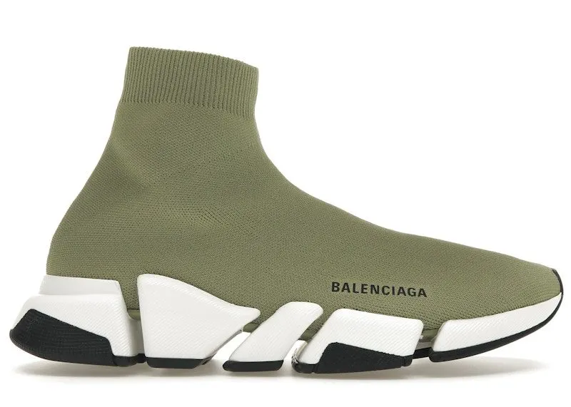 Balenciaga Speed 2.0 Recycled Knit Green (617239W2DB23491)