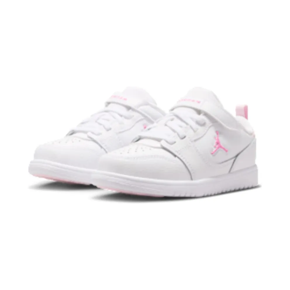 Nike Jordan Court Connect Low “White / Pink Foam / China Rose” (IQ6046-101)