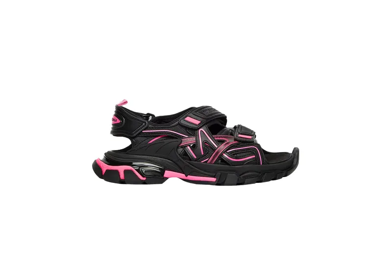 Balenciaga Track Sandal Black Pink (W) (617543W3AJ11050)