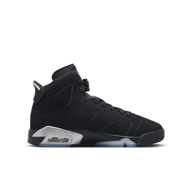 Air Jordan 6 Retro Black/Black/Metallic Silver (DX2835-001)