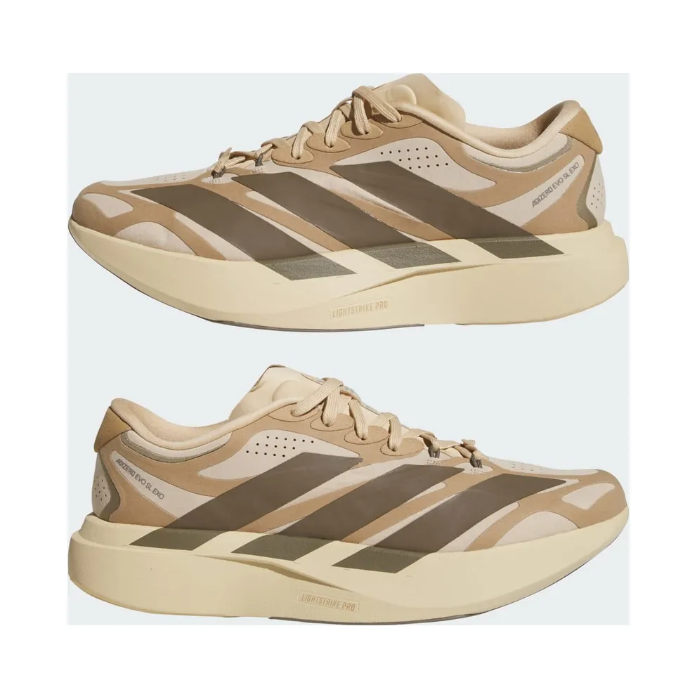 Adidas Adizero EVO SL EXO SUEDE Magic Beige / Cargo Brown / Cardboard (KI2685)