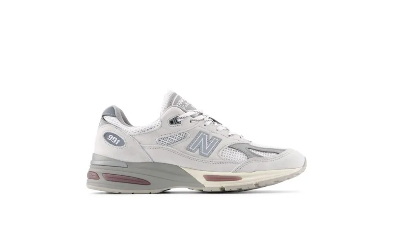 New Balance 991v2 MiUK Wind Chime Brilliant White