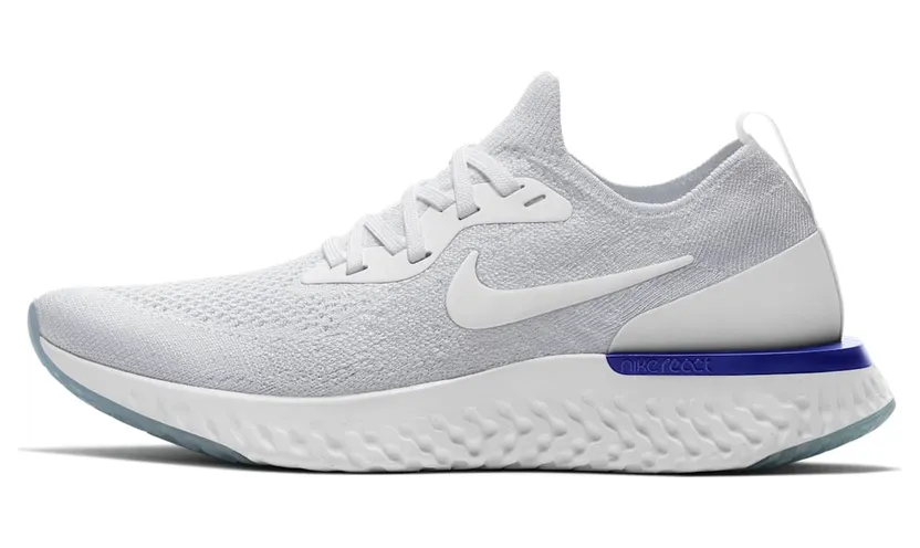 Nike Epic React Flyknit White Racer Blue (W)