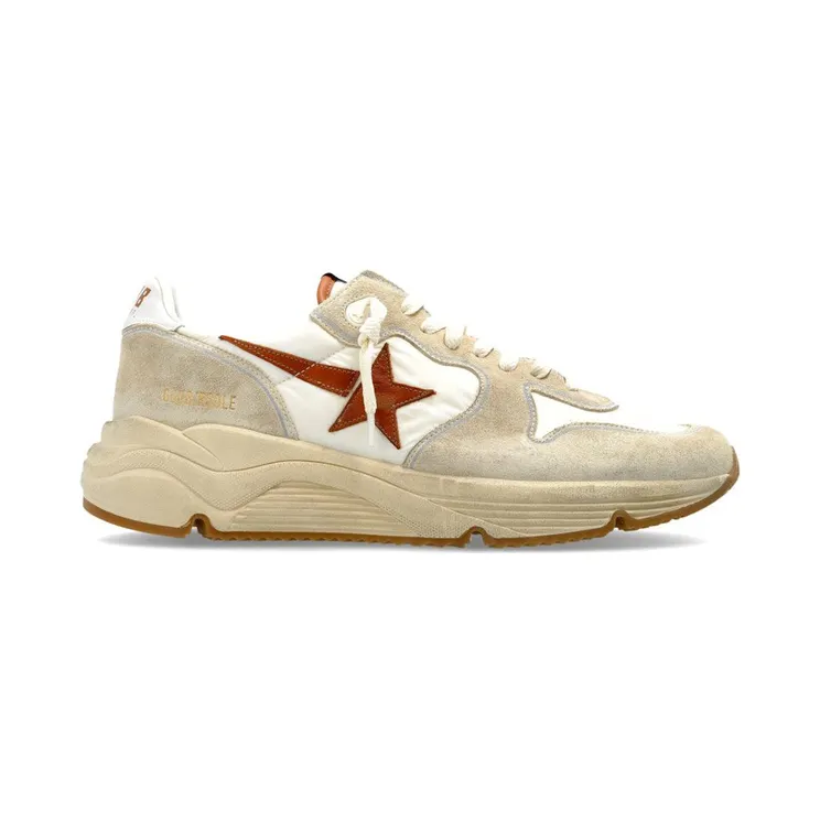 Golden Goose Running Sole White Beige Brown (GMF00126.F008153.10550)