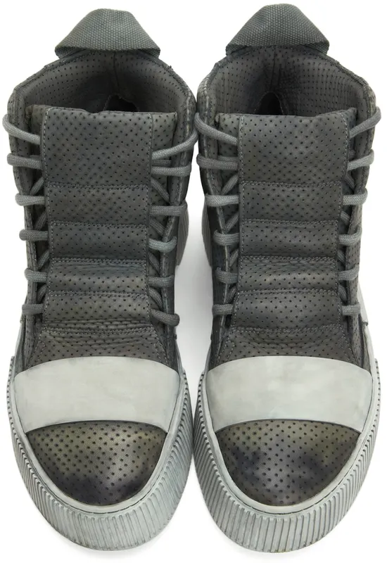 Boris Bidjan Saberi Grey Bamba 1.1 High Top (291-SS2200B1000000SM-0025)