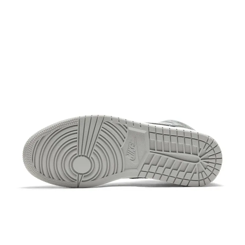 Jordan 1 Mid Light Smoke Grey Light Smoke Grey/Black-White (554724-092)