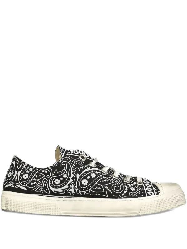 METAL GIENCHI x Jean Michel Sneakers mit Bandana-Print – Schwarz (GXULOWN000BANDNERO)