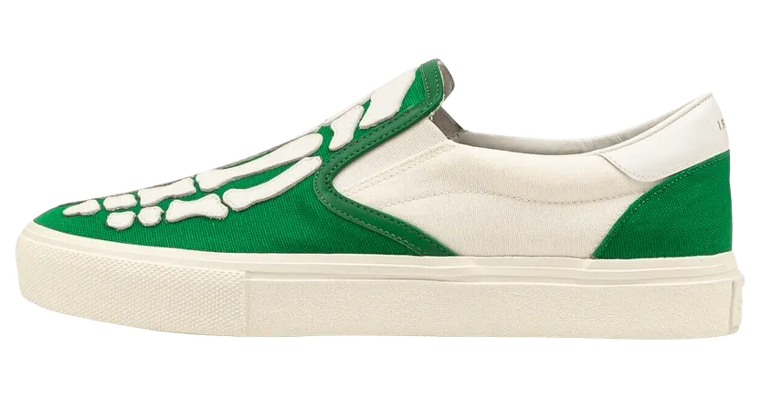 Amiri Skeleton Toe Slip-On “Green / White” (MFS004-344)