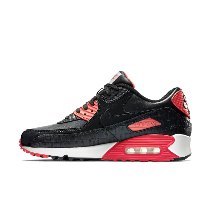 Nike Air Max 90 Black Croc Infrared Black/Black/Infrared (725235-006)