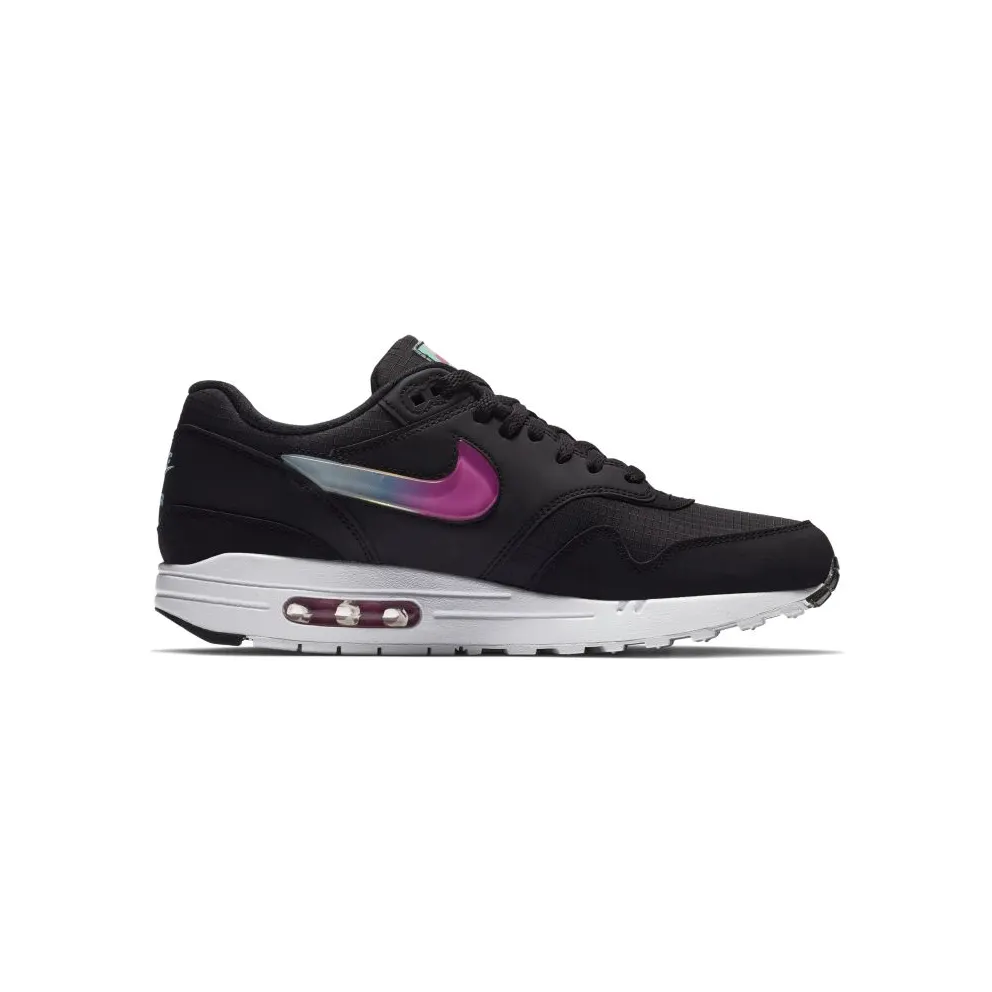 Nike Air Max 1 Jelly Jewel Black Black/Active Fuchsia-Blue Gaze (AO1021-003)
