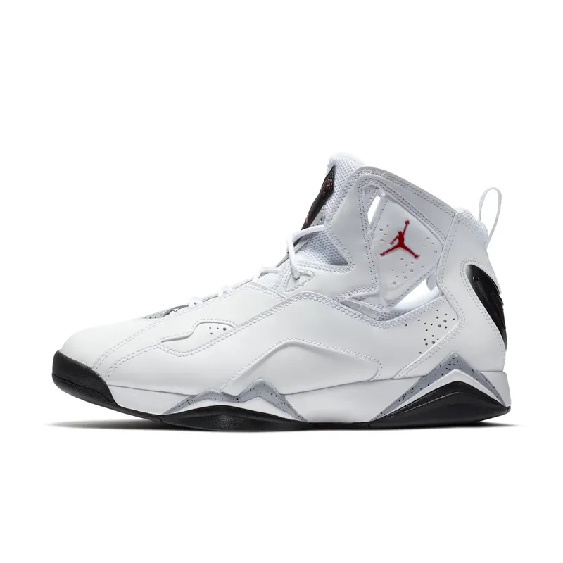 Jordan True Flight White Cement White/Gym Red-Black-Wolf Grey (342964-104)