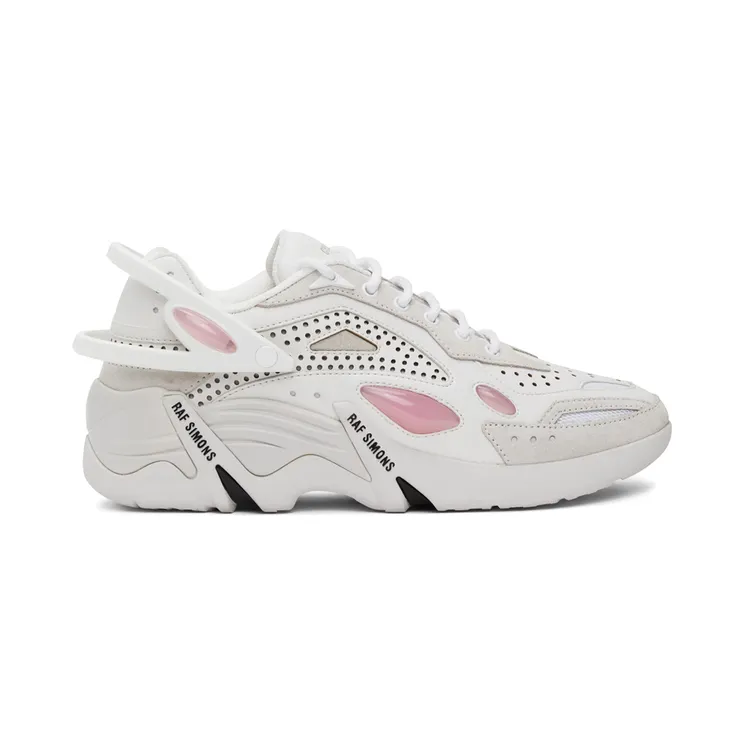 Raf Simons Off-White & Pink Cylon-21 Sneakers (HR740003L 61 White)