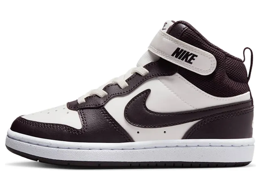 Nike Court Borough Mid 2 Sail White Burgundy Ash (CD7783-126)