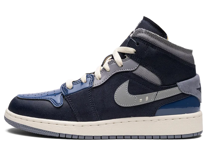 AIR Jordan 1 MID SE CRAFT GS “Inside Out – Obsidian” (DX2193-400)