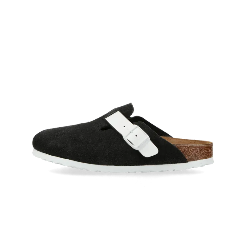 Birkenstock Boston VL W (Black / White) – 1025937