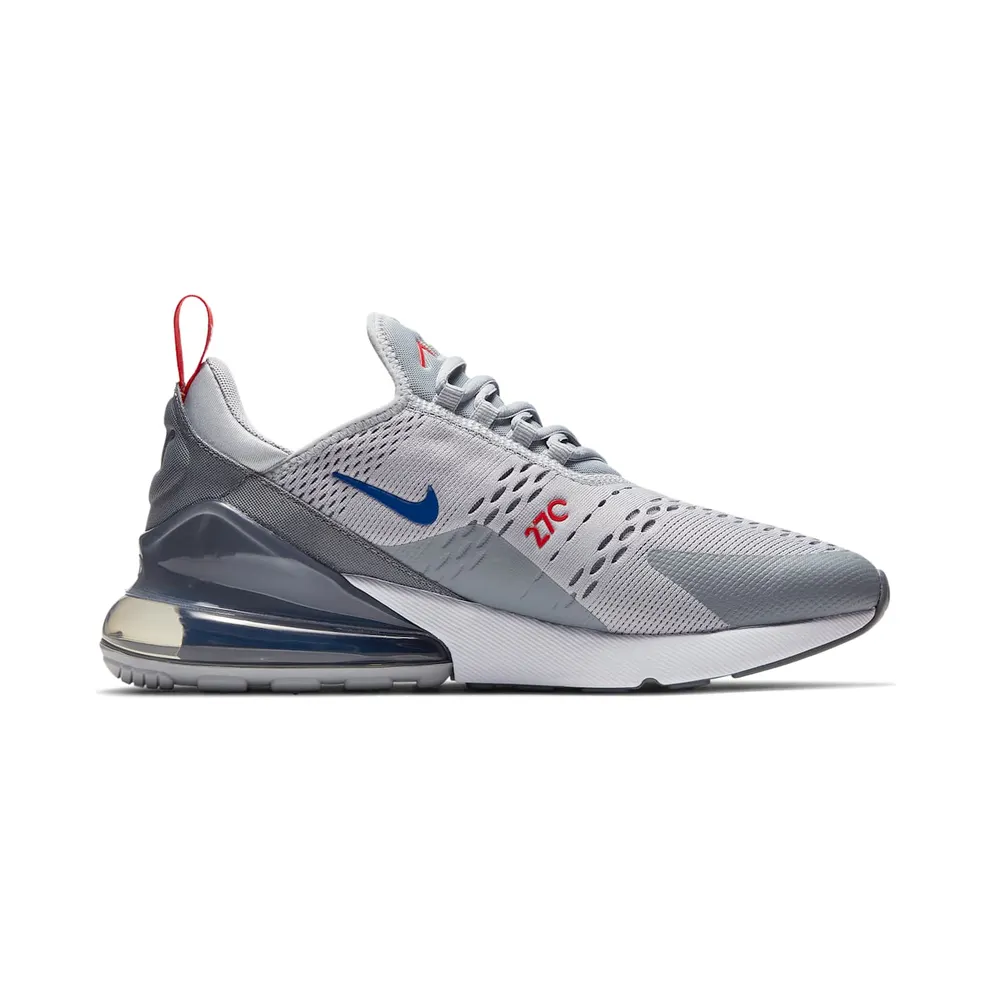 Nike Air Max 270 Grey Royal Red Wolf Grey/Game Royal-University Red (CD7338-001)