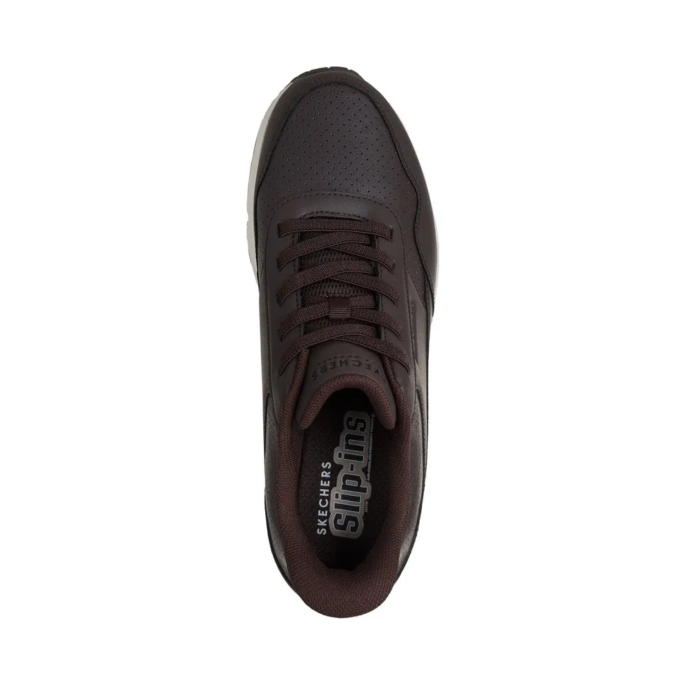 Skechers Slip-ins: UNO – Banksia Luxe Sneaker Bruin