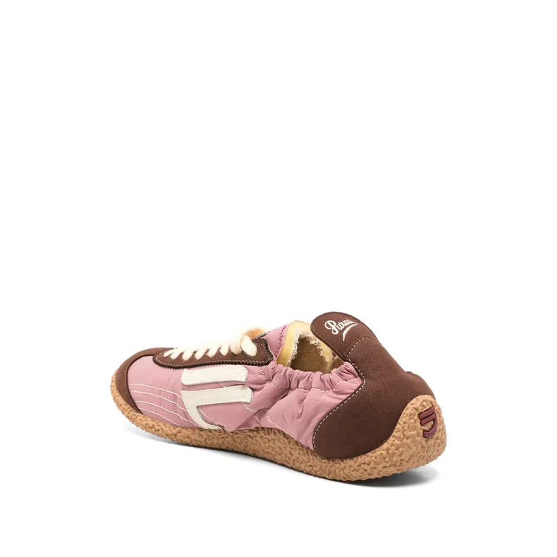Puraai Logo-patch Panelled “Pink/Brown” (PU901C-002)