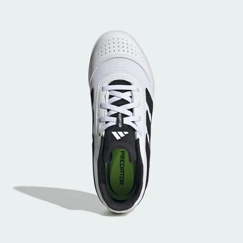 adidas Predator Club Indoor Sala Cloud White Core Black Lucid Lemon (JR7026)