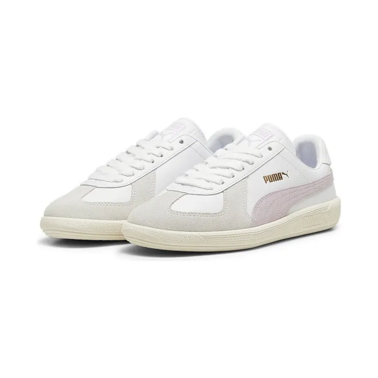 Puma Army Trainer “White / Feather Gray / Grape Mist” (386607)