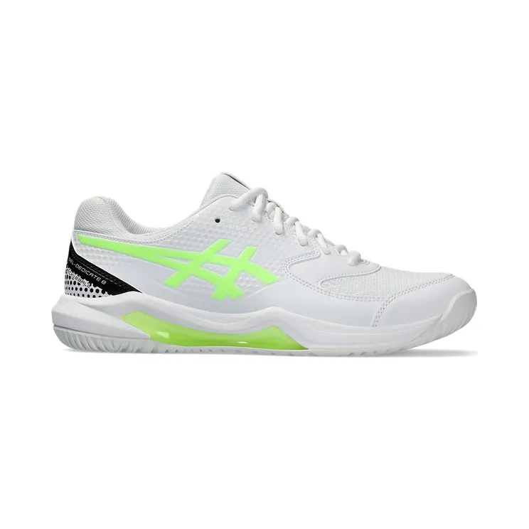 ASICS Gel-Dedicate 8 Pickleball White Lime Burst (1041A409-101)