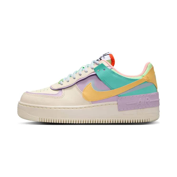 Nike Air Force 1 Shadow Pale Ivory Violet “Pale Ivory / Tropical Twist / Vapour Green / Celestial Gold” (CI0919-101)