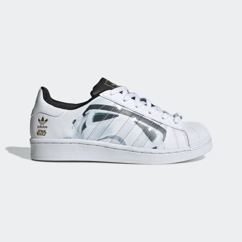 adidas Superstar J Stormtrooper (Youth) White/Black (B23640)