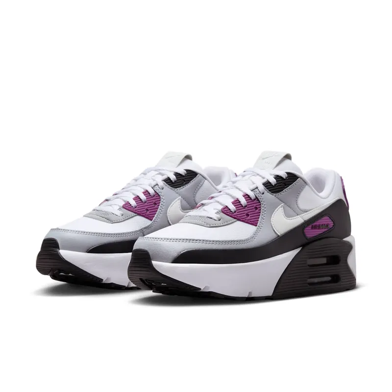 Nike Air Max 90 LV8 White Bold Berry Wolf Grey Photon Dust (FD4328-109)
