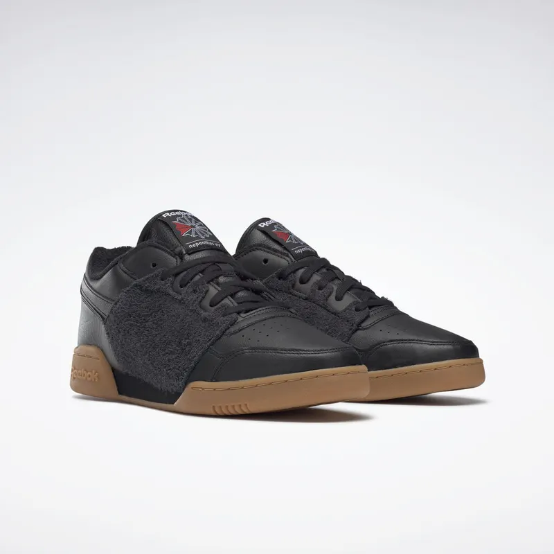 Reebok Workout Plus Nepenthes NY Black/Reebok Rubber Gum 06-Legacy Red (Other Brands Other)