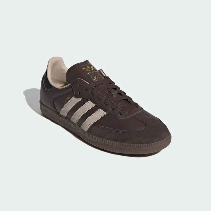 adidas Samba OG Dark Brown Beige Gum (JI0217)