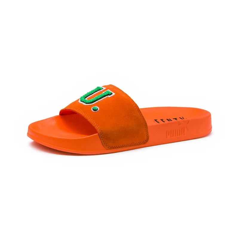 Puma Leadcat Slide Rihanna Fenty FU Orange (W) Scarlet Ibis/Bright Green (367087-03)