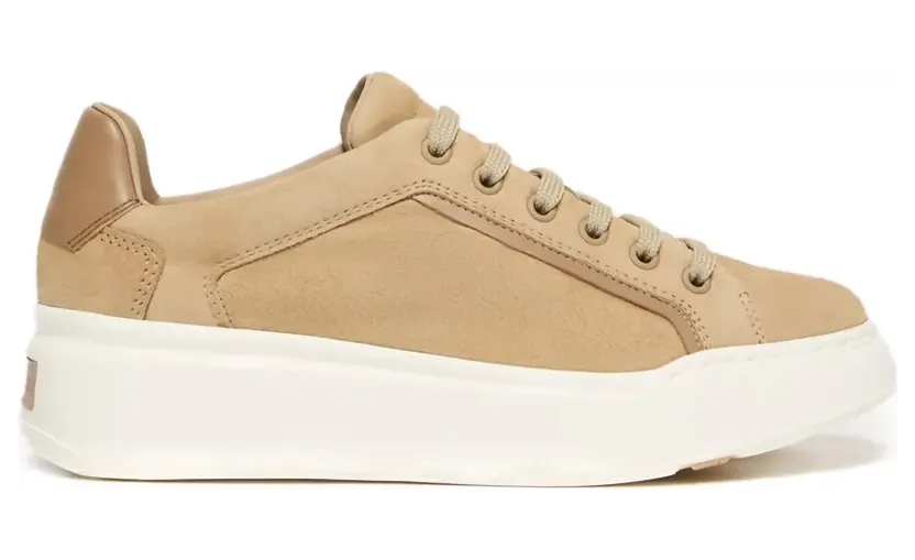 Max Mara Sneakers met plateauzool – Beige (2614761031600)