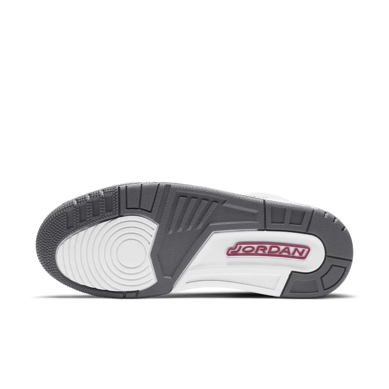 Jordan 3 Retro Cool Grey (2021) Silver/Light Graphite-Orange Peel-Sport Red (CT8532-012)