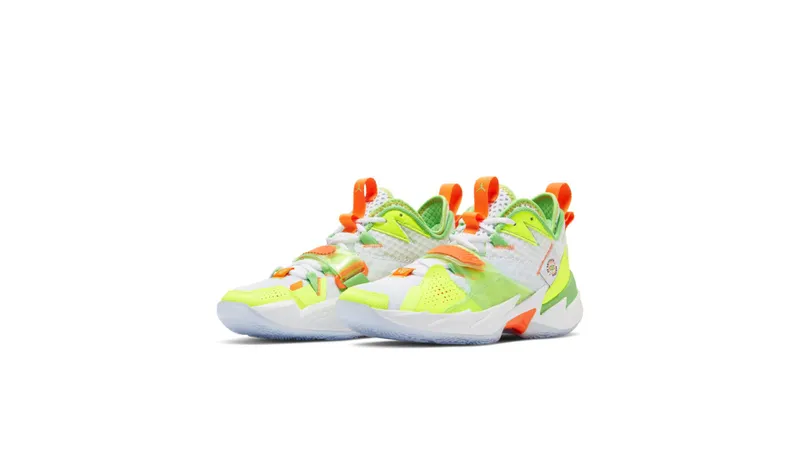 Jordan Why Not Zer0.3 Splash Zone White/Green-Orange-Volt (CZ3616-100)
