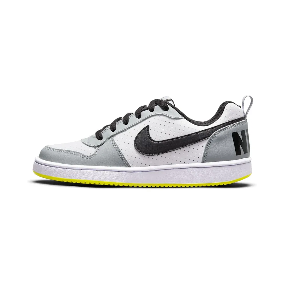 Nike Court Borough Low White Black Wolf Grey (GS) (839985-104)