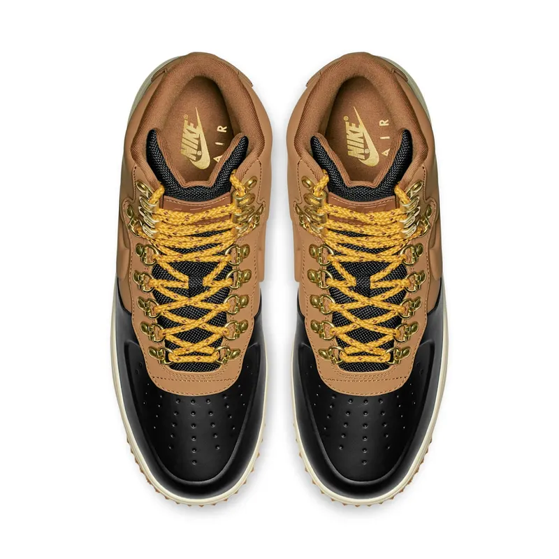 Nike Lunar Force 1 Duckboot 18 Tan Black Black/Phantom-Gum Light Brown-Light British Tan (BQ7930-001)