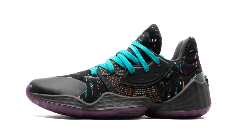 Adidas Harden Vol. 4 Core Black / Amber Tint / Grey Six (EF9924)